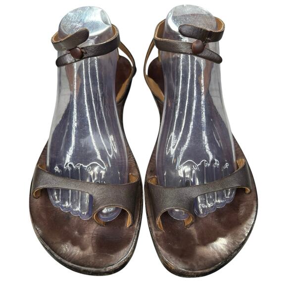 Cydwoq Women’s Size 39 US Samba Brown Leather Handmade Sandal Size 39 US 9 - Picture 7 of 10